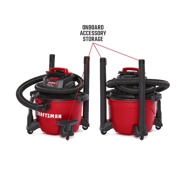掃除機・クリーナー CRAFTSMAN wet and dry vaccum 22L Craftsman 6 Gallon 3.5 Peak HP Wet/Dry Vac, Portable Shop Vacuum