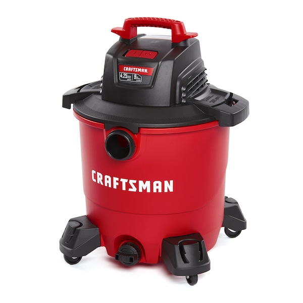 Craftsman 9 Gallon 4.25 Peak HP Wet/Dry Vac, Portable Shop Vacuum with Attachments CMXEVBE17590 - main