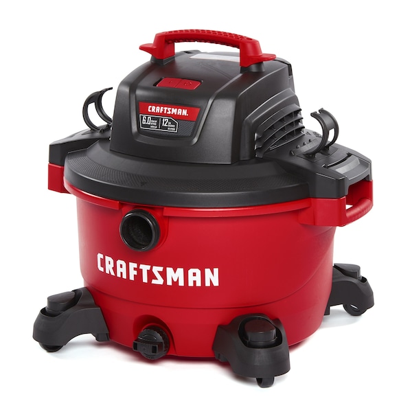Craftsman 12 Gallon 6.0 Peak HP Wet/Dry Vac, Portable Shop Vacuum with Attachments CMXEVBE17594 - main