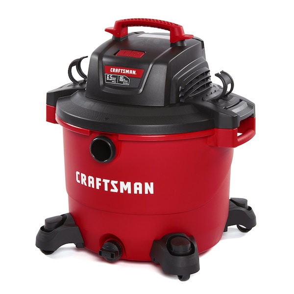 Craftsman 16 Gallon 6.5 Peak HP Wet/Dry Vac, Heavy-Duty Shop