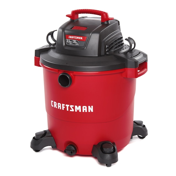Craftsman 20 Gallon 6.5 Peak HP Wet/Dry Vac, Heavy-Duty Shop