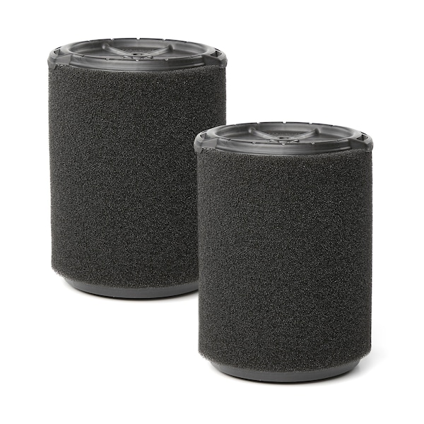 Craftsman 2pk Wet Application Filter for 5 to 20 Gallon Wet/Dry Vacs and Shop Vacuums, 2PK CMXZVBE38778 - main
