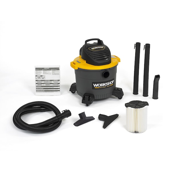 Workshop Wet/Dry Vacs 9 Gal. 4.25 Peak HP Portable Wet/Dry Vacuum Cleaner with Accessories WS0915VA - main