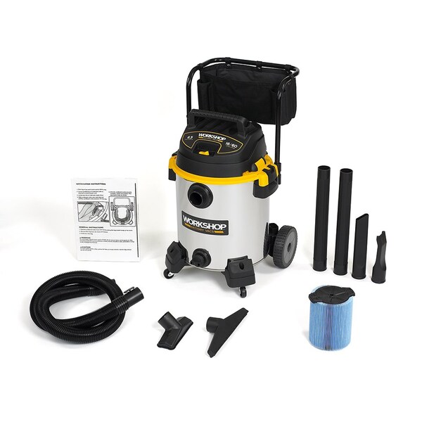 Workshop Wet/Dry Vacs WS1600CA 16 Gal. 6.5 Peak HP Heavy-Duty Wet/Dry ...