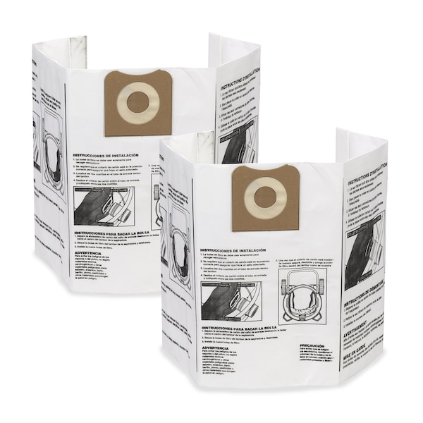 Workshop Wet/Dry Vacs 2pk Fine Dust Vac Collection Bags for 12-16 Gal. Wet/Dry Shop Vacuums, 2PK WS32200F - main