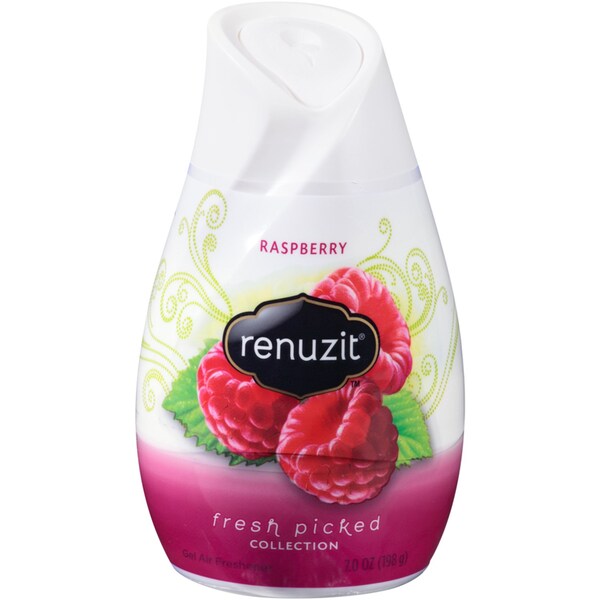 Green Raspberry Scent Renuzit Raspberry Scent Air Freshener 7 oz Gel 1716905 | Zoro