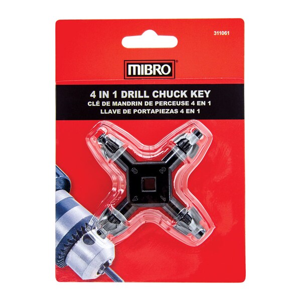 Mibro 311061 $13.23 Chuck Key 4 In 1 