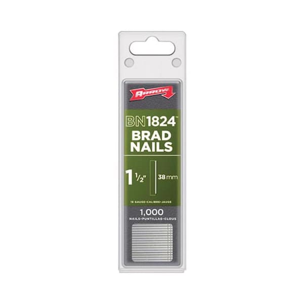 Senco 18 Ga. Smooth Shank Straight Strip Brad Nails 1-1/4 In. L X 0 05 In Dia 5000 Pk Ca1