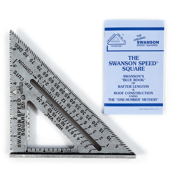Swanson Swanson Timmermans meetdriehoek 250 mm Metric Speed Square 5-in