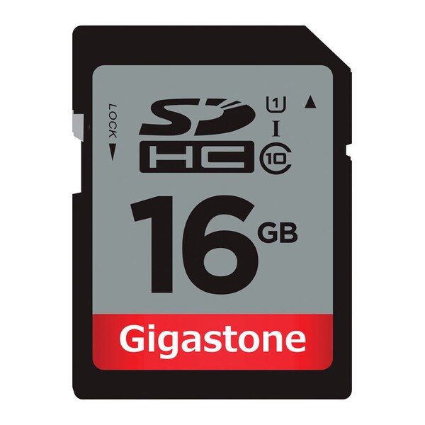Gigastone Prime Series 16GB MicroSD Card 4-in-1 Kit - 90Mbps Speed With Adapters