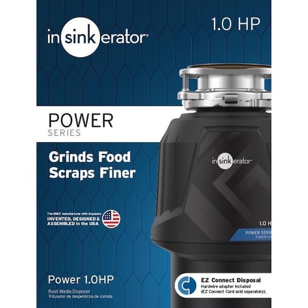 In-Sink-Erator InSinkErator Power 1 HP Continuous Feed Garbage 