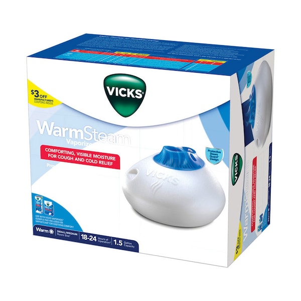 Vicks Vicks WarmSteam 1.5 gal 12 sq ft Automatic Steam Vaporizer ...