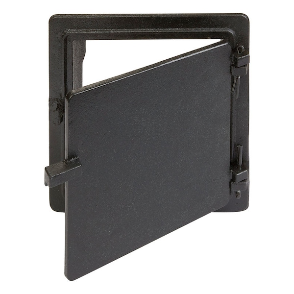 8x8 Inch Cast Aluminum Clean-Out Door For Chimney Or Fireplace - Durable Access Door