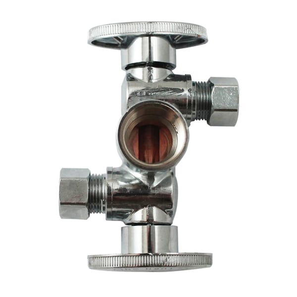 Cash Acme 1/2-Inch Single Lever Shutoff Valve, Bronze - For Washing Machine Hookups - View #4
