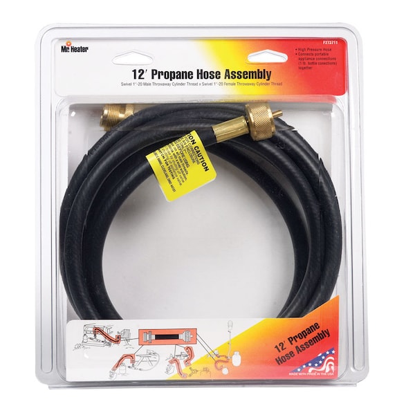 Mr. Heater Adapter Lp Hose 1Fx1M12' F273711 | Zoro