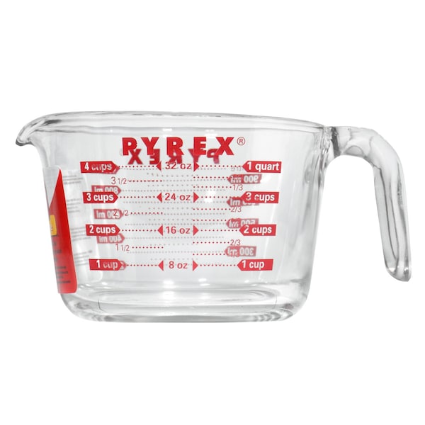 Pyrex Pyrex 32 oz Glass Clear Measuring Cup 6001076 | Zoro