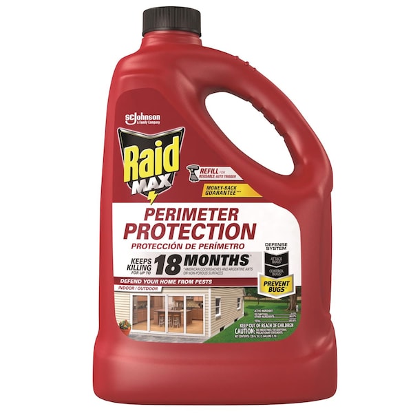 Max Perimeter Protection Raid Max Insect Control Liquid 128 oz 01564 | Zoro