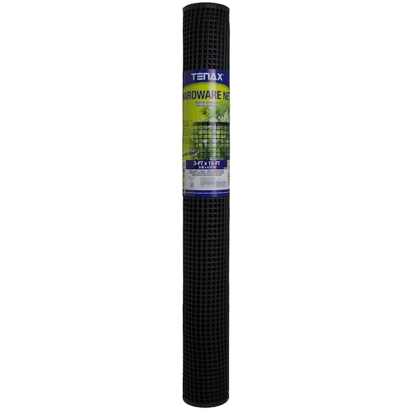 Tenax 3 ft. H X 15 ft. L Polyethylene Hardware Netting Black Tenax 3 ft. H X 15 ft. L Polyethylene Hardware Netting Black