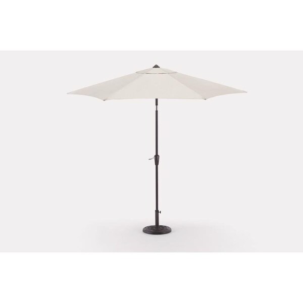 living accents patio umbrella Red 9 ft. Brick Market Hi-Pro Ace Supercentre durable polyester fabric Living Accents 9 ft. Tiltable