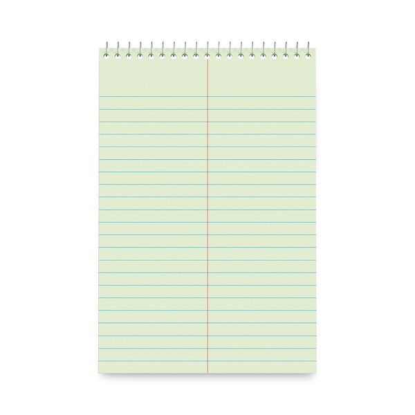 Universal® Steno Book, Pitman Rule, 6 X 9, Green, 60 She - View #3