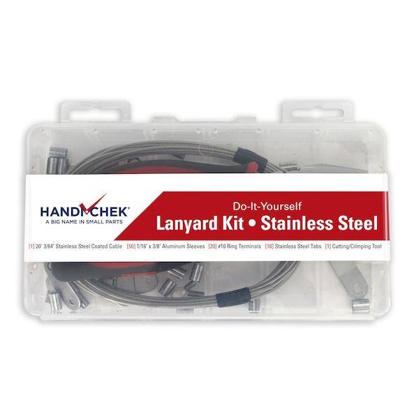 Handi-Chek Kit Lanyard, Steel DISP-LANYARDSS | Zoro