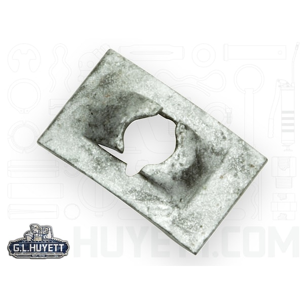 Huyett Speed Nut Flat Type ScrSz #6A L .50 P.O EFSN-C07000-6-4 | Zoro