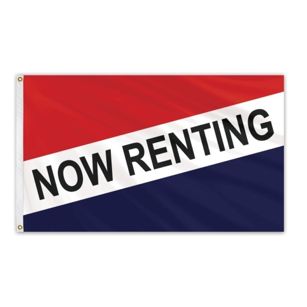 Global Flags Unlimited Now Renting Message Flag 3'x5' Angled Flag ...