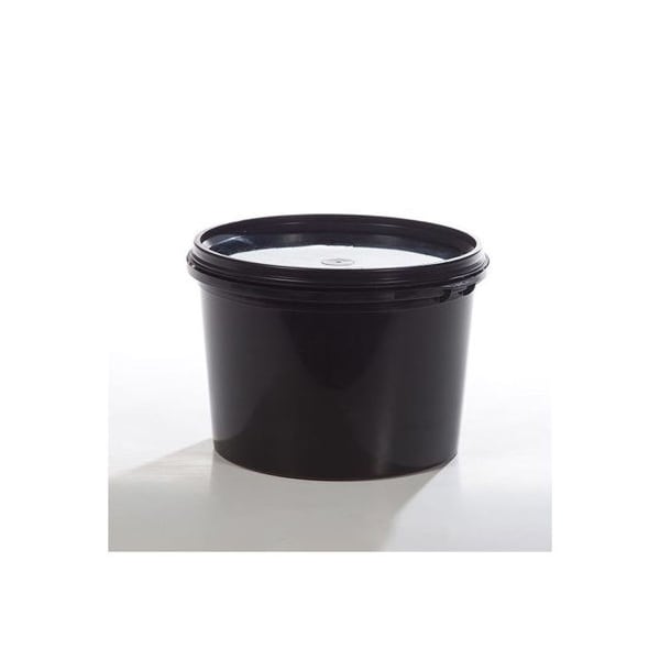Pipeline Packaging Open Head Pail, PP, Black, 38.5 oz. 01-16-048-00066 - main