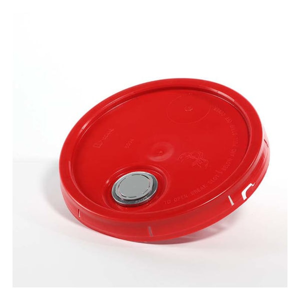 Pipeline Packaging Cover, HDPE, Red, 3.5-6 gal., Shape: Round 01-05-020-00229 - main