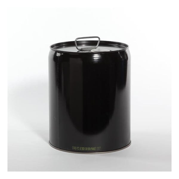 Pipeline Packaging Tight Head Pail, Steel, Black, 5 gal., UN Rating Liquid: Y2.0/300 01-19-079-00285 - main