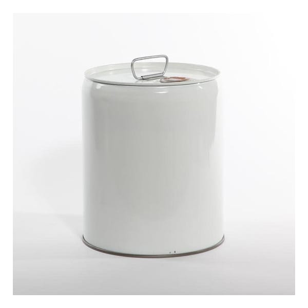 Pipeline Packaging Tight Head Pail, Steel, White, 5 gal., UN Rating Liquid: Y2.0/300 01-19-079-00015 - main