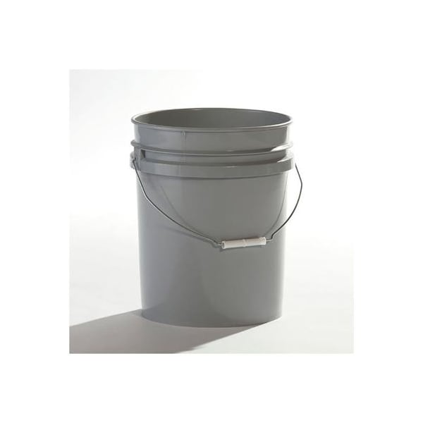 Pipeline Packaging Open Head Pail, HDPE, Gray, 5 gal. 01-05-048-00059 - main