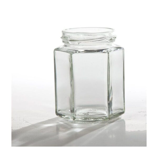 Pipeline Packaging Hex Glass Jar, 6.4 oz. 08-04-033-00012 - main