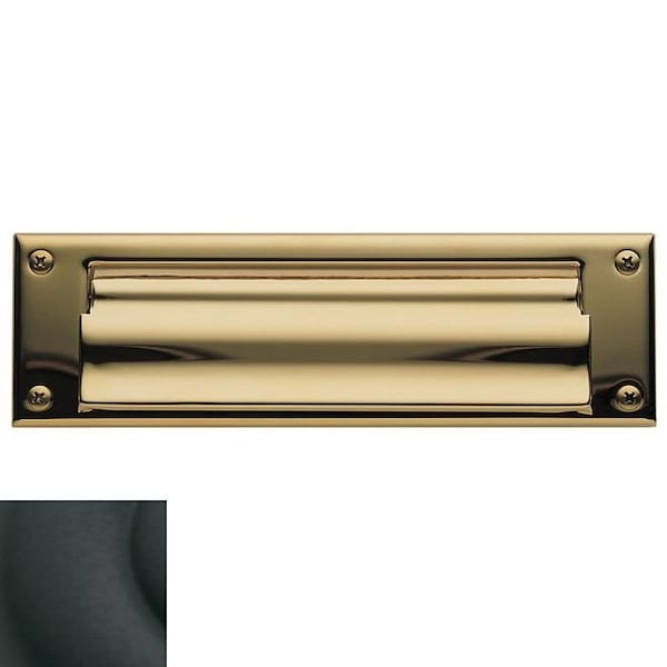 Baldwin Estate Satin Black Mail Slot 0015.190 - main