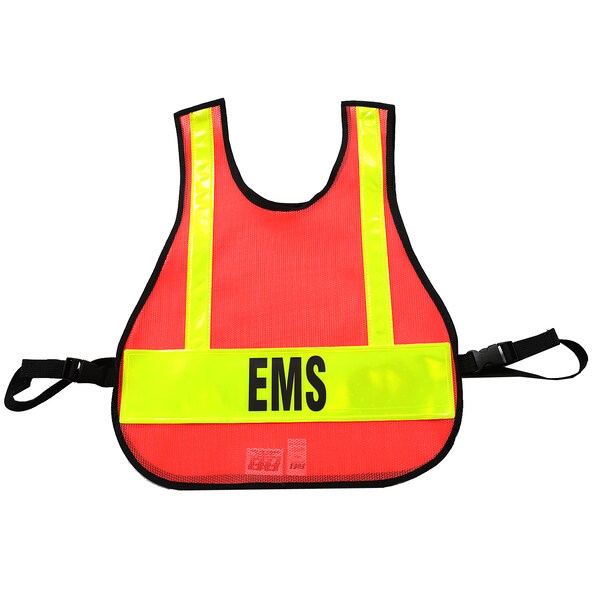 R&B Fabrications Safety Vest Ems, Safety, Orange 003OR-EMS | Zoro