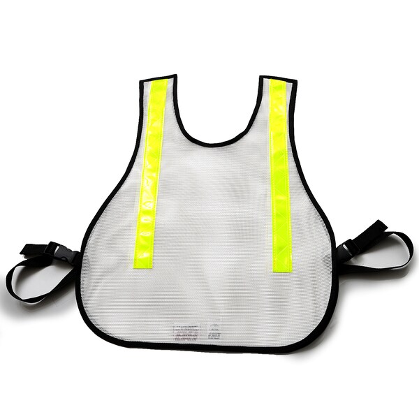 R&B Fabrications Traffic Safety Vest, White 003WH - main