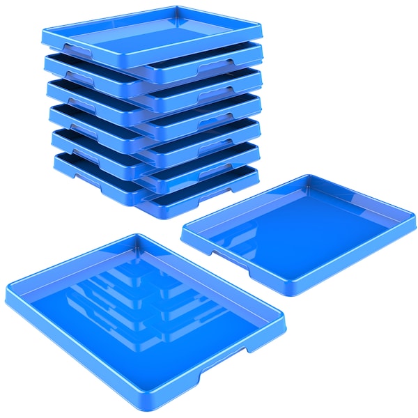 Storex Sorting and Crafts Tray, Blue, PK12 00441E12C - main
