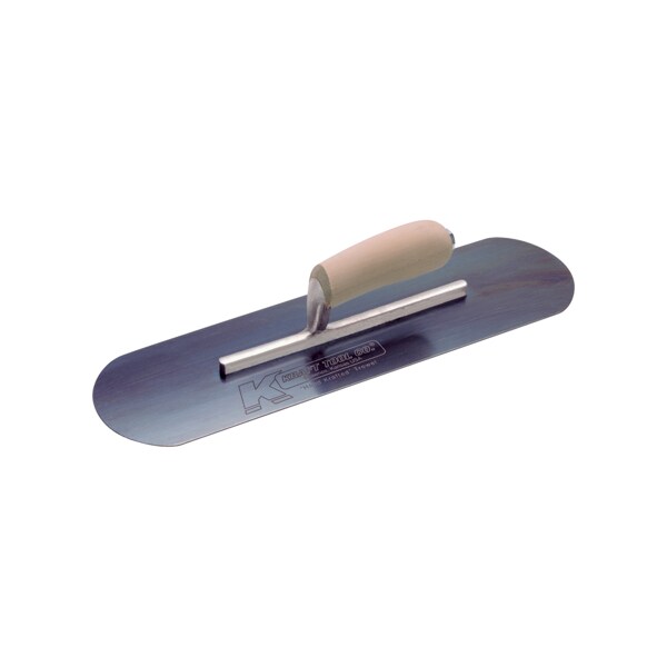 Kraft Tool Blue Steel Pool Trowel, 20"x5 CF295B - main