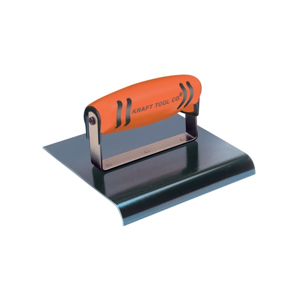 Kraft Tool Blue Steel Edger w/Pr, 6"x5-1/2" 3/4"R CF674PF - main