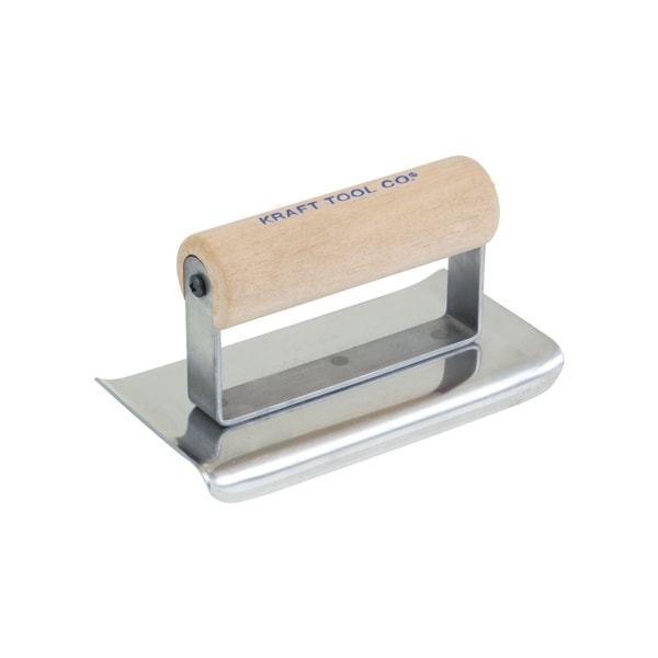 Kraft Tool Curved Ends Edger w/Wood, 6"x4" 3/8"R CF173C - main