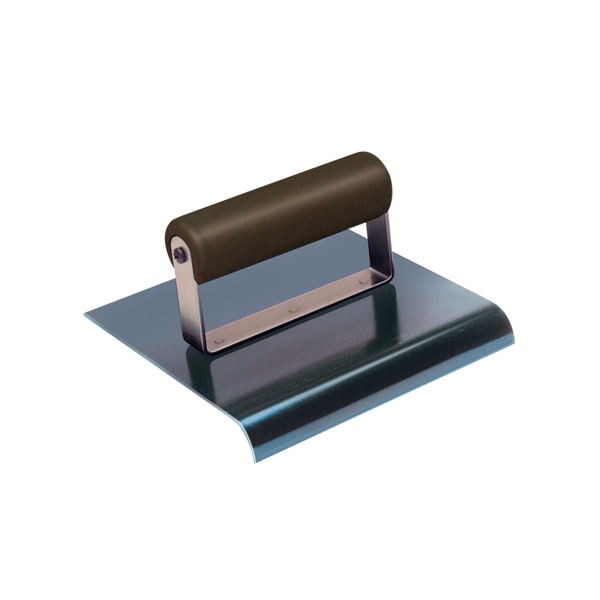 Kraft Tool Blue Steel Edger w/Plasti, 6" x 4" 1"R CF675P - main