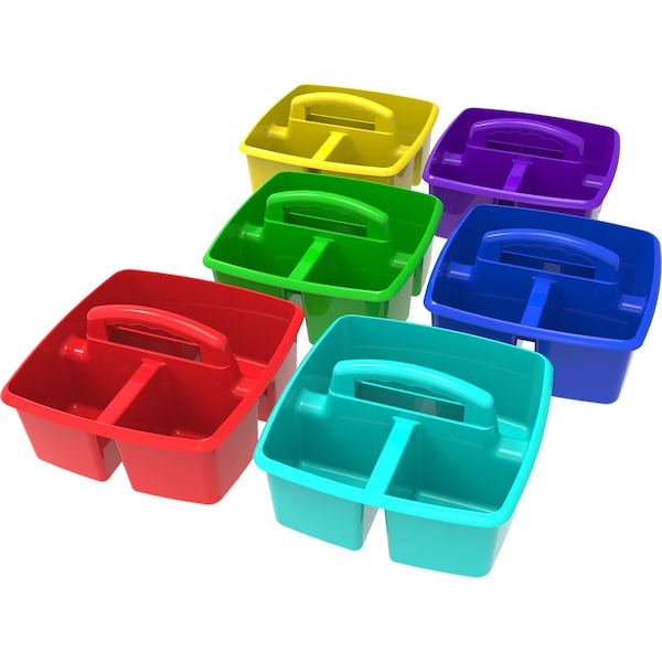 Storex Small Caddy, Assorted, PK6 00940U06C - main