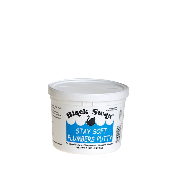 Black Swan Mfg. Co. Stay Soft Plumbers Putty - 5 lb. 01045