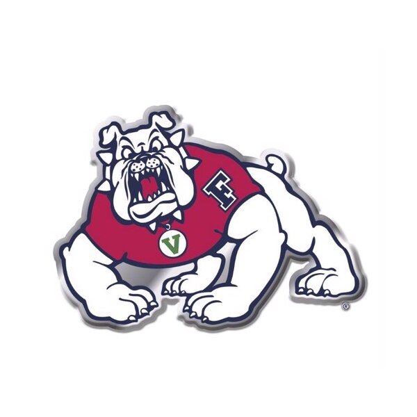 Fresno State Color Code Fanmats Fresno State Embossed Alumnium Color Emblem 60670 | Zoro