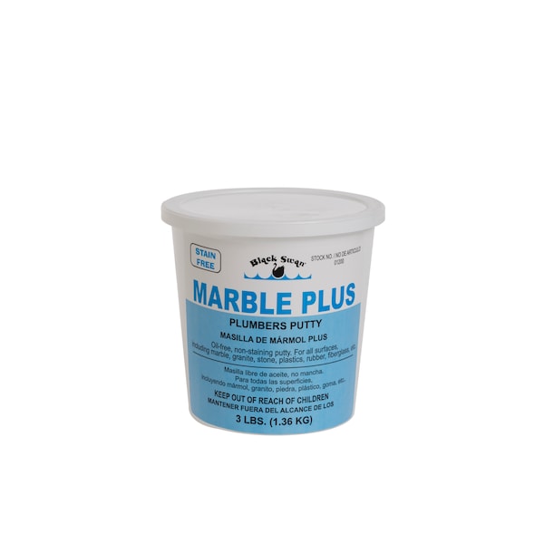 Black Swan Mfg. Co. Marble Plus Plumbers Putty - 3 lb. 01200