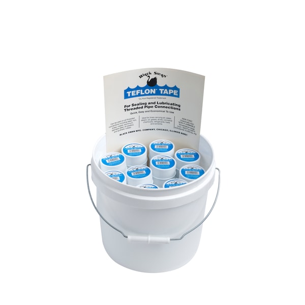 Black Swan PTFE Tape-Low Den-China3- 70Bucket, PK70 02105BK - main