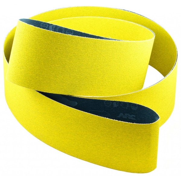 Arc Abrasives Sanding Belt, 1" W, 42" L, Coated, Ceramic, 40 Grit, Not Applicable, Predator, Yellow 71-010042003 - main