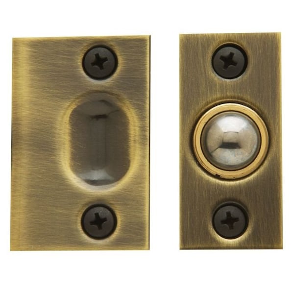 Baldwin Estate Antique Brass Door Catches 0426.050 - main