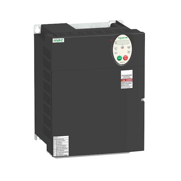 Schneider Electric Variable speed drive, Altivar 212, 22kW, 30hp, 480V, 3 phases, with EMC, IP21, slim ATV212HD22N4S - main