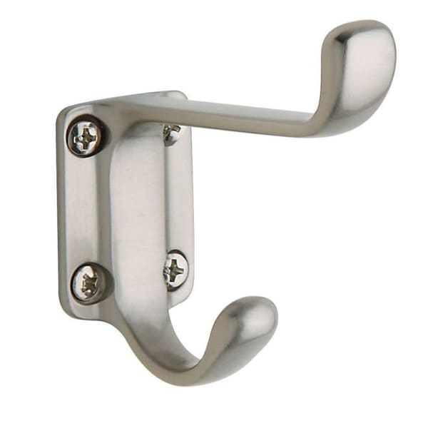 Baldwin Estate Satin Nickel Coat Hooks, Projection: 3-1/4" 0781.150 - main
